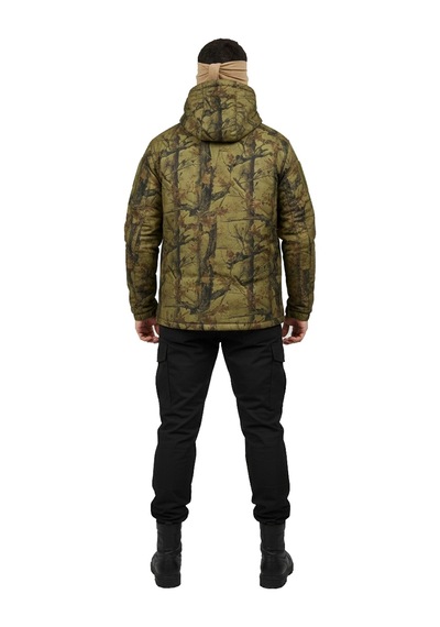 Mysia Outdoor Soft Shell Mont Orman Desen Haki Çift Kat Polarlı Çok Renkli
