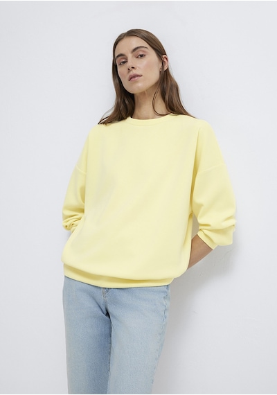Mavi - Lux Touch Tencel Tm Modal Sarı Sweatshirt 168837-91390 Sarı