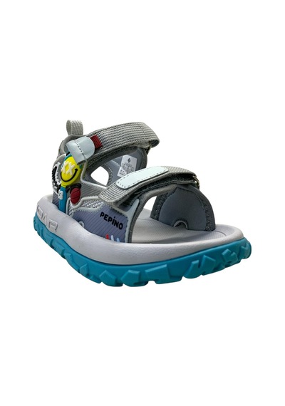 Pepino 2208 Anatomik Erkek Çocuk Işıklı Rahat Sandalet Gri