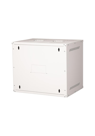 Lande - 9u 19" Cam Kapaklı Duvar Tipi Rack Kabinet Genişlik: 544 Mm Derinlik: 400 Mm Açık Gri Demonte