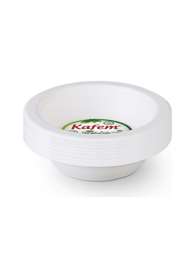 Kafem Ekolojik 400 cc Gıda Kasesi 25 Li X 5 Paket