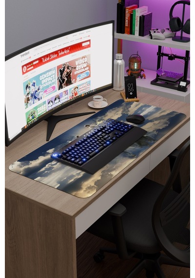 Omniscient Reader's Viewpoint Anime V3 - 90x40 Xxl Gaming Kauçuk Kaymaz Taban Mouse Pad Fare Altlığı