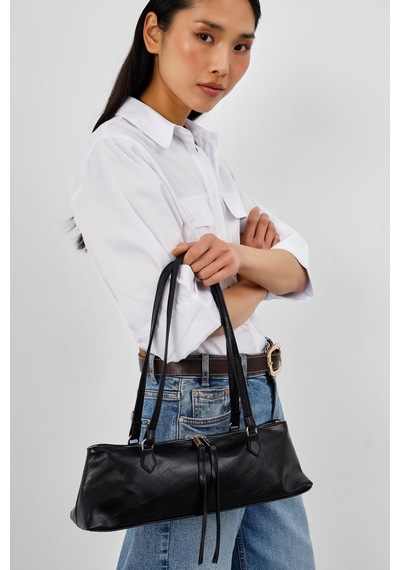 Shule Bags Core Basic Baget Çanta Siyah