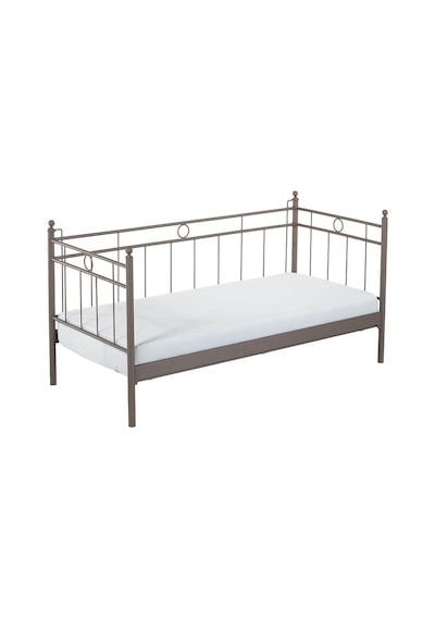 Bedliga Alpas Daybed Ferforje Metal Tek Kişilik Karyola 90X200