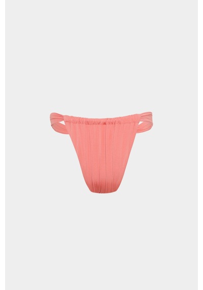 Açelyaokcu Premium Juno Slim Fit Kadın Bikini Altı Somon