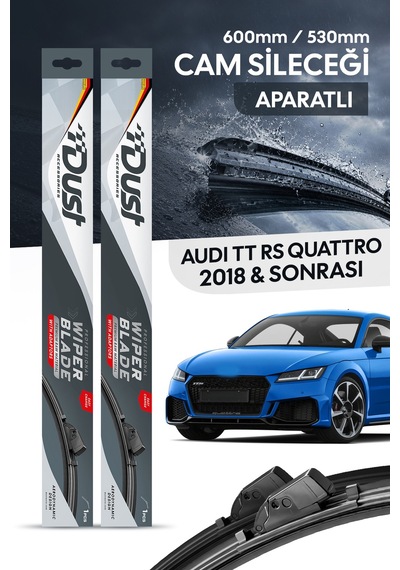 Audi Tt Rs Quattro 2018-sonrası Uyumlu Silecek Takımı 600mm/530mm S13