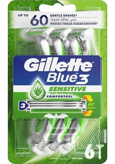 Gillette Blue3 Tıraş Bıçağı 6'lı Poşet