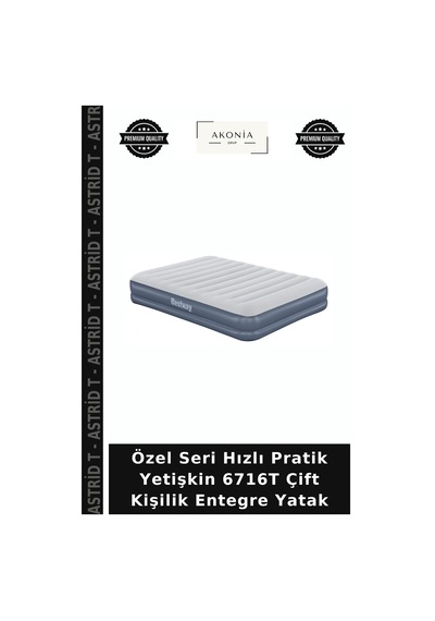 Özel Seri Hızlı Pratik Yetişkin 6716t Çift Kişilik Entegre Yatak