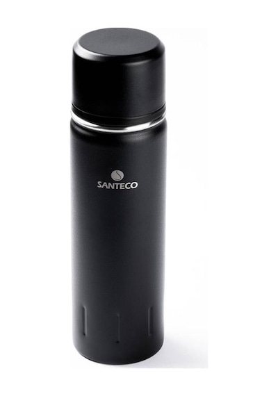 Santeco Siyah Çift Katmanlı Paslanmaz Çelik Termos 500ml Siyah
