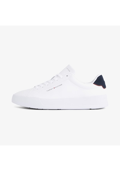 Tommy Hilfiger Court Leather Erkek Beyaz Sneaker 026 Fm0fm05367 Beyaz