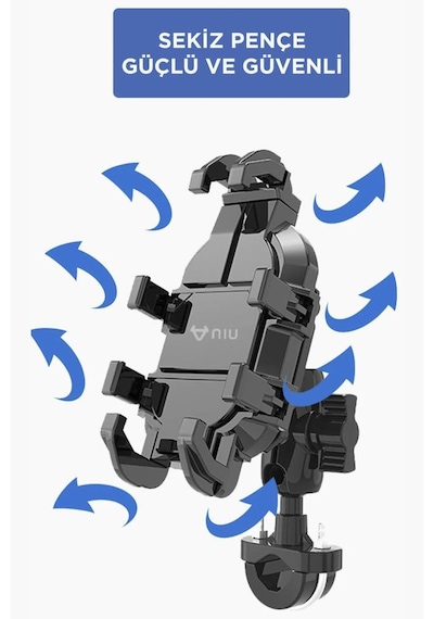 Torima JX-043 Car Holder Araç Içi Ve Bisiklet Telefon Tutucu Siyah