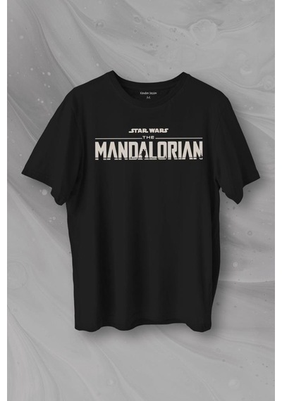 The Mandalorian Bebek Yoda Cep Tasarımı Star Wars Baskılı Tişört Unisex T-shirt 001