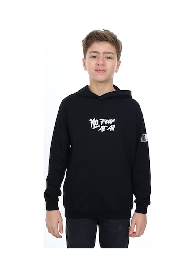 Toontoy Erkek Çocuk Nakışlı Sweatshirt Siyah