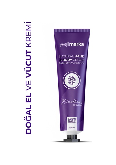 Yeşilmarka Böğürtlen Özlü Doğal El ve Vücut Kremi 75 ML