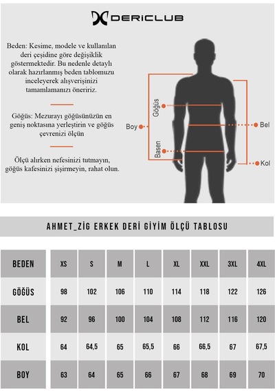 Dericlub Arthur Erkek Dik Yaka Slim Fit Gerçek Deri Mont Camel Antik Camel