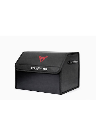 Cupra Marka Logolu Oto Bagaj Organizer Çanta Oto Bagaj Çantası 2 Bölmeli Suni Deri 48 Cm X 31 Cm X 29 Cm
