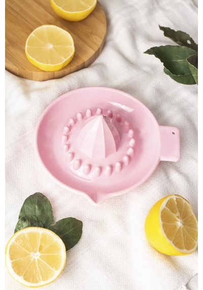 Akrilik Koyu Pembe Limon Sıkacağı Pratik Limon Sıkacağı Akrilik Diğer