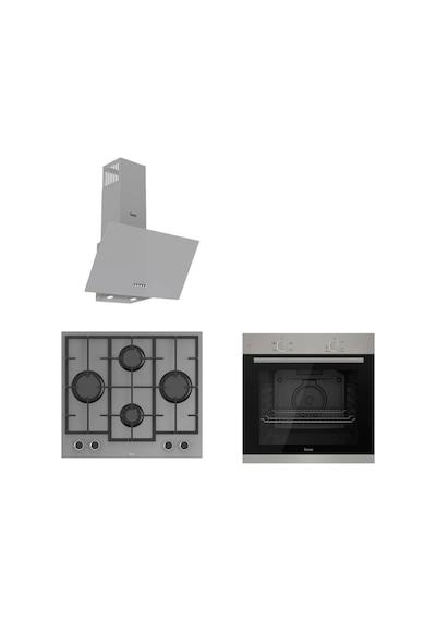 Ferre XE61MDV -  LN388 - D088 Gri Cam Ankastre Set Gri