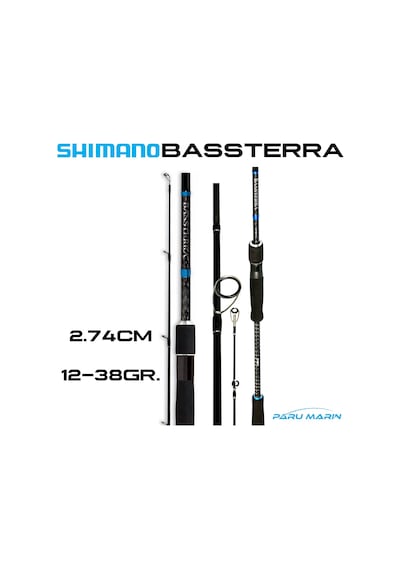 Shimano Bassterra Seabass 2.74Cm 12-38Gr. Spin Kamış