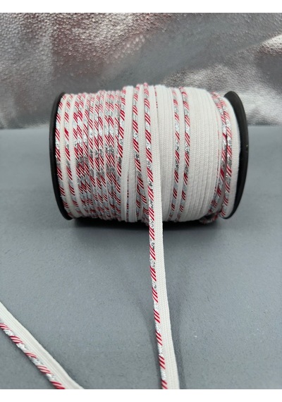 Paşateks 1 Cm Ara Biye Şerit-5 Metre-beyaz