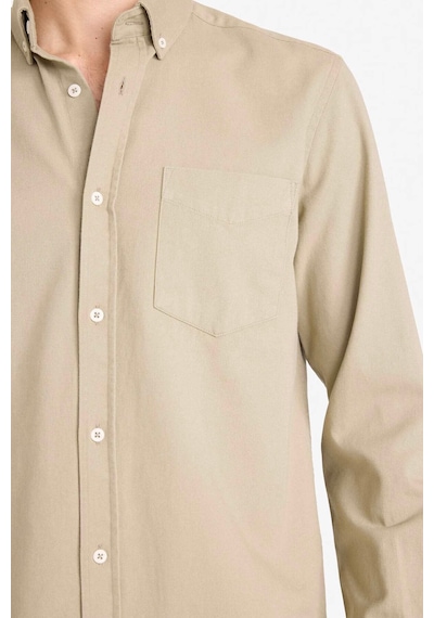 Defacto Regular Fit Gabardin Gömlek F1261ax26spkh404 Haki-kh404