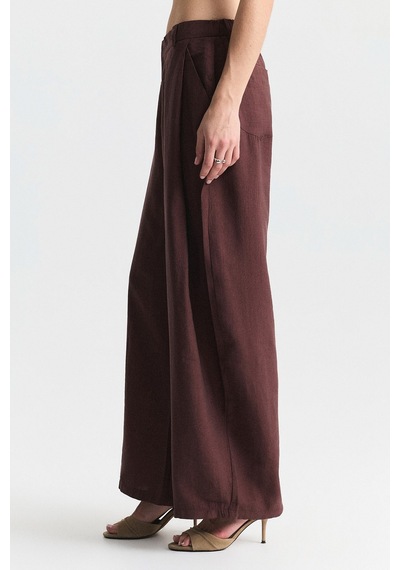 Antioch Pensli Barrel Pantolon Bordo