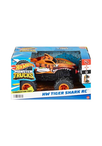 Hot Wheels Monster Trucks Rc 1:24 Tiger Shark Uzaktan Kumandalı A Çok Renkli