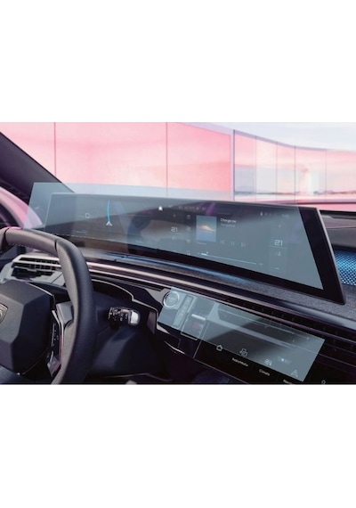 Yeni Peugeot E-3008 E-5008 21" Panaromik İ-cockpit Ve İ-toggles Uyumlu Set 9h Nano Ekran Koruyucu