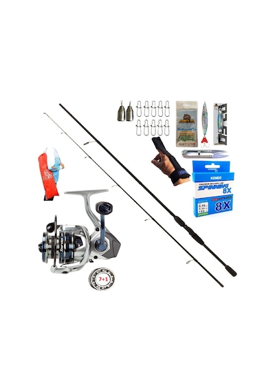 Okuma Safyre 4000 240cm 20-40gr Remixon Double Black Spin Olta Takımı Seti
