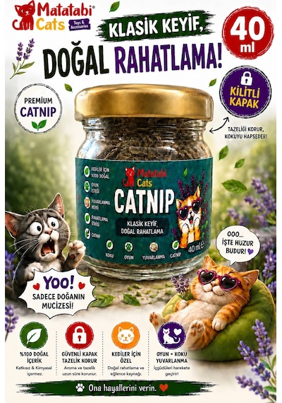 Catnip Kedi Nanesi Doğal,premium