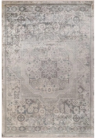 Kreasyon Halı Poema Po010 Krem Makine Halısı