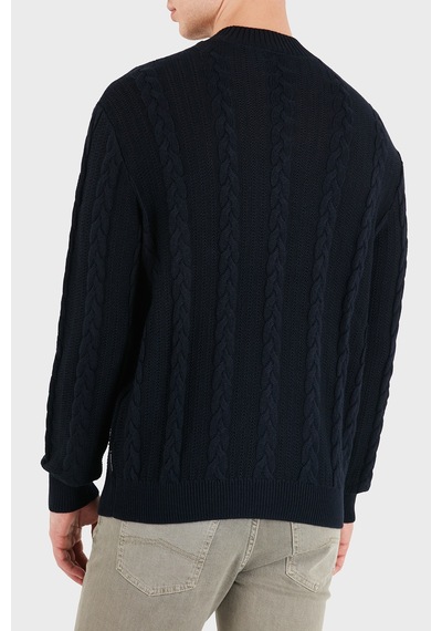 Armani Exchange Yün Karışımlı Örgü Desenli Bisiklet Yaka Kazak Erkek Kazak Xm003563 Af14008 Ub101 Lacivert Armani Exchange Yün Karışımlı Örgü Desenli Bisiklet Yaka Kazak Erkek Kazak Xm003563 Af14008 Ub101 Lacivert