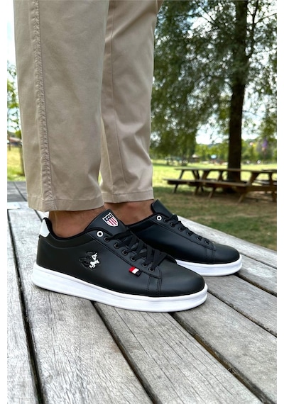 Erkek Sneakers Günlük Spor Ayakkabı Siyah - Beyaz-sıyah-beyaz Beyaz - Siyah