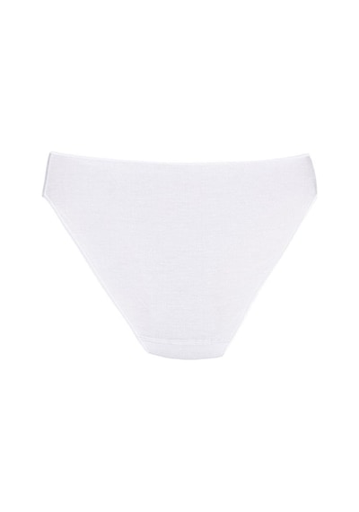 6 Adet Yıldız Bayan Bambu İz Yapmaz Bikini Külot Beyaz 3960 Beyaz