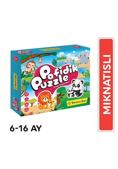 İlk Pofidik Magnet Puzzle Seti Çiftlik Ve Yabani Hayvanlar