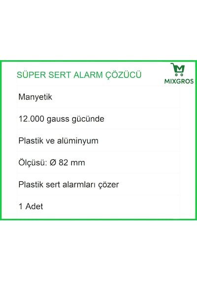 Süper Alarm Etiketi Çözücü Sökücü