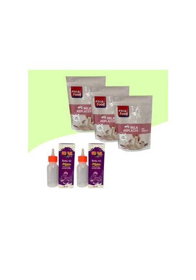 Esca Food Yavru Kediler İçin Süt Tozu 3 x 200 G + Biberon 2 Adet 60 ML