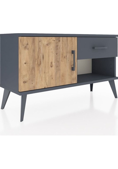 Arges Şifonyer Tek Raflı Tek Çekmeceli Tek Kapaklı 88x30x48 Antrasit-çam/antrasit Çam/antrasit Arges Şifonyer Tek Raflı Tek Çekmeceli Tek Kapaklı 88x30x48 Antrasit-çam/antrasit Çam/antrasit