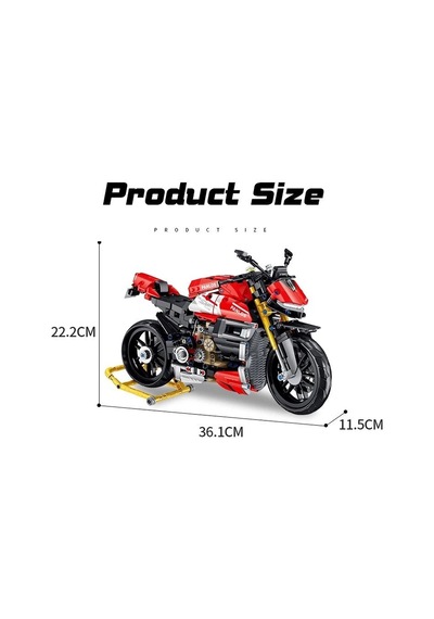 Streetfighter Motor Modeli Yapım Seti 981 Parça