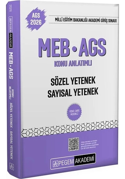 Pegem 2026 Meb-ags Sözel-sayısal Yetenek Konu Anlatımlı Pegem Aka