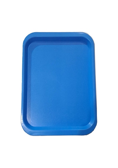 10 Adet Kaymaz Servis Tepsisi ABS Plastik 36x27 cm SelfServis