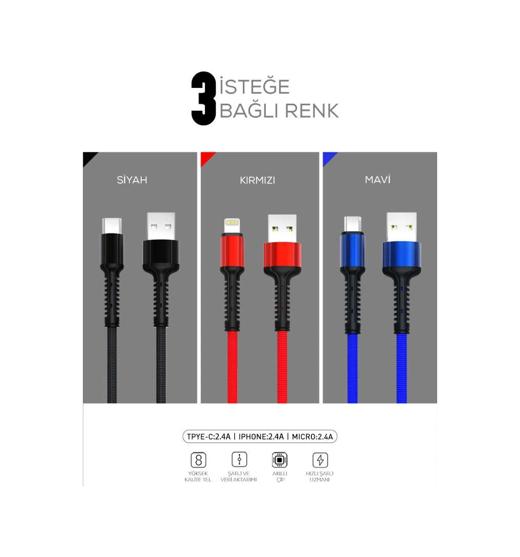 Zore Ls63 Micro Usb Kablo