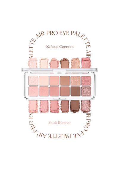 Clio Pro Eye Palette Air 02 Rose Connect