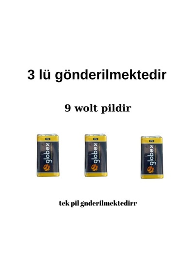 Ömür Avize 9 Woltt Pil 3 Adet Gönderilmektedir Beyaz
