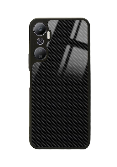 İnfinix Hot 20 Carbon Tasarımlı Glossy Telefon Kılıfı Çok Renkli