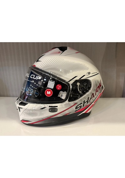Kask Shark Skwal Cup Speed-tech Beyaz/kırmızı