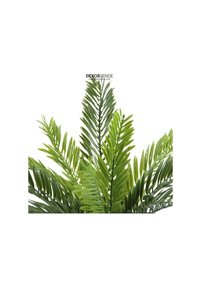 Yapay Bitki Cycas Demet Küçük Yeşil 45 Cm