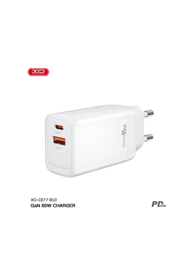 Özel Seri Yedek Bağlantı Ev 65w Pd Hızlı Şarj Cihazı Usb-c Ve Usb-a Çift Çıkışlı Adaptör