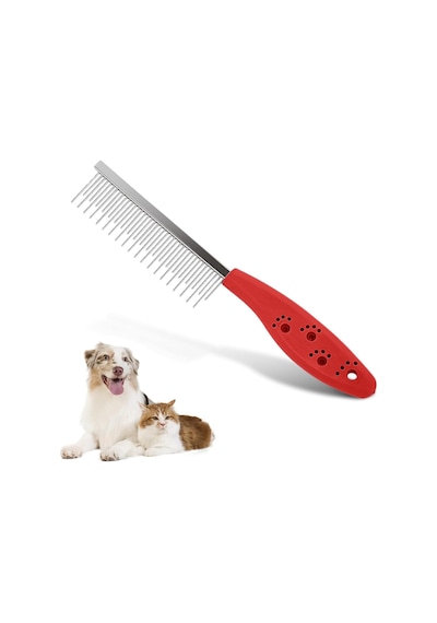 Aee Kedi Köpek Tüy Açıcı Tarak / Tek Taraflı Gıdık Açıcı Metal Dişli Pet Tarağı / Tüy Toplama &amp Kı