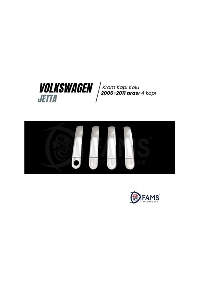 Vw Jetta Krom Kapı Kolu 4 Kapı 2006- 2011 Arası P. Çelik